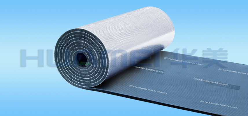 Foil-clad Rubber Foam Insulation Materials