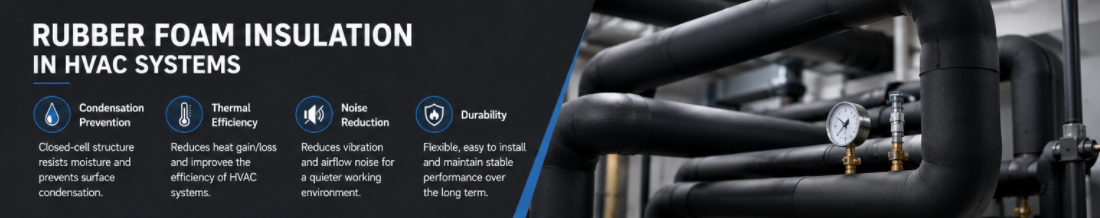 Rubber Foam Insulation in HVAC Systems