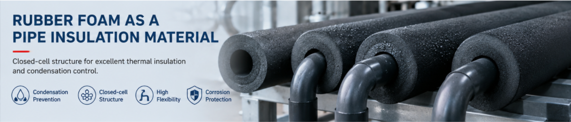 Rubber Foam Pipe Insulation Material Rubber Foam Pipe Insulation Material