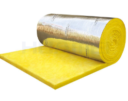 Why is Faced glass wool used in buildings?