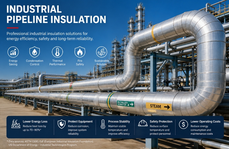 Industrial Pipeline Insulation Solutions for Modern Energy and Process Systems