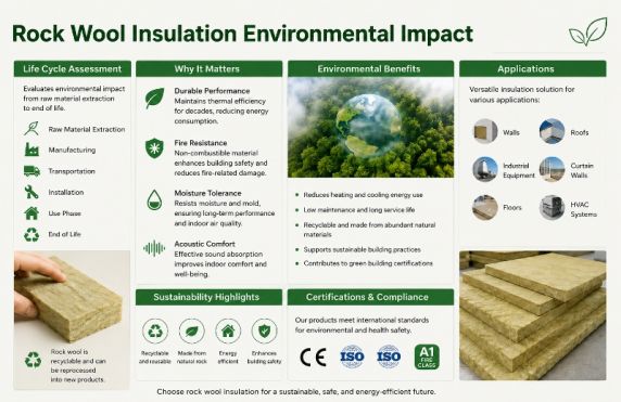 Environmental Benefits of Rock Wool Insulation Compared with Other Materials